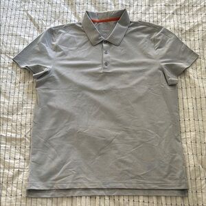 Men's Bluffworks Piton Gray Polo Shirt XL Slim